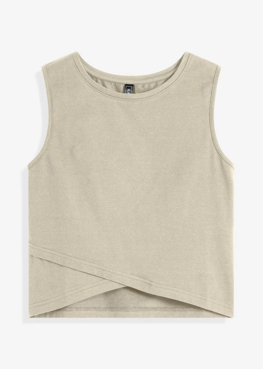 Damen bonprix Shirts & Tops|Nachhaltigere Materialien|Cropped Top aus weichem Baumwoll-Mix