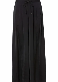 Sale Culotte aus fließendem Satin Damen Bekleidung·Kleider|Hosen