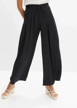 Sale Culotte aus fließendem Satin Damen Bekleidung·Kleider|Hosen