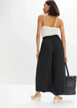 Sale Culotte aus fließendem Satin Damen Bekleidung·Kleider|Hosen