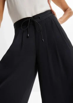 Sale Culotte aus fließendem Satin Damen Bekleidung·Kleider|Hosen