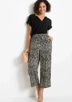 Best Culotte aus fließender Viskose Damen Bekleidung·Kleider|Hosen