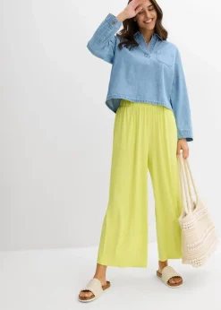 Hot Culotte aus fließender Viskose Damen Nachhaltigere Materialien|Hosen