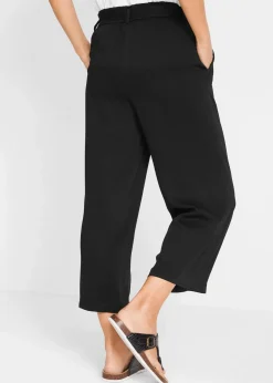 Online Culotte aus fließender Viskose Damen Bekleidung·Kleider|Hosen