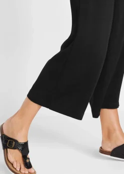 Online Culotte aus fließender Viskose Damen Bekleidung·Kleider|Hosen