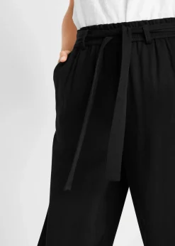 Online Culotte aus fließender Viskose Damen Bekleidung·Kleider|Hosen