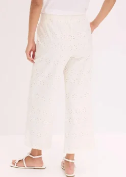 Hot Culotte aus Lochstickerei Damen Hosen