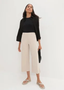 Damen bonprix Hosen|Bekleidung·Kleider|Culotte aus reiner Bio-Baumwolle