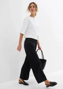 Sale Culotte aus softem Viskose-Mix Damen Hosen|Bekleidung·Kleider