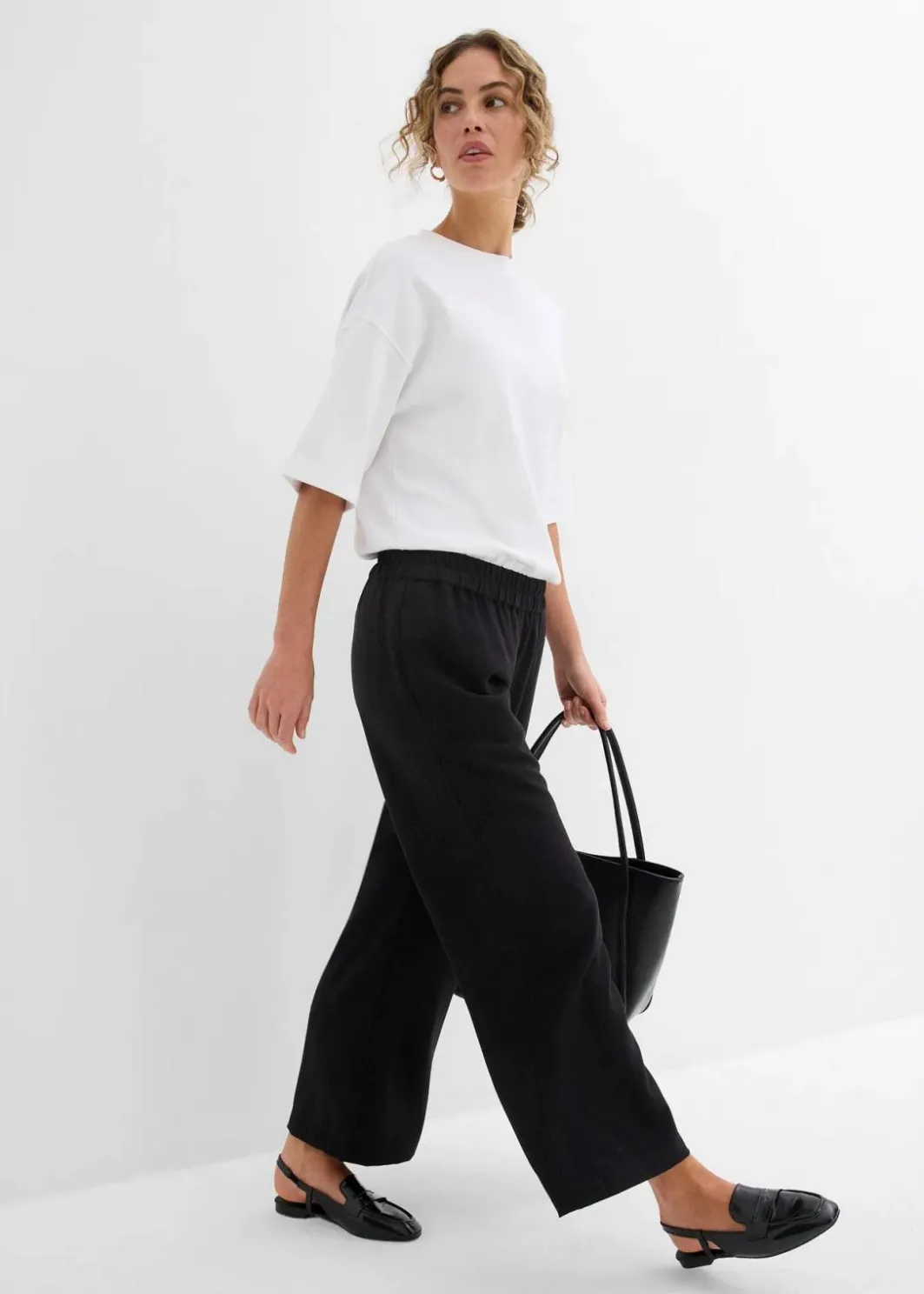 Sale Culotte aus softem Viskose-Mix Damen Hosen|Bekleidung·Kleider