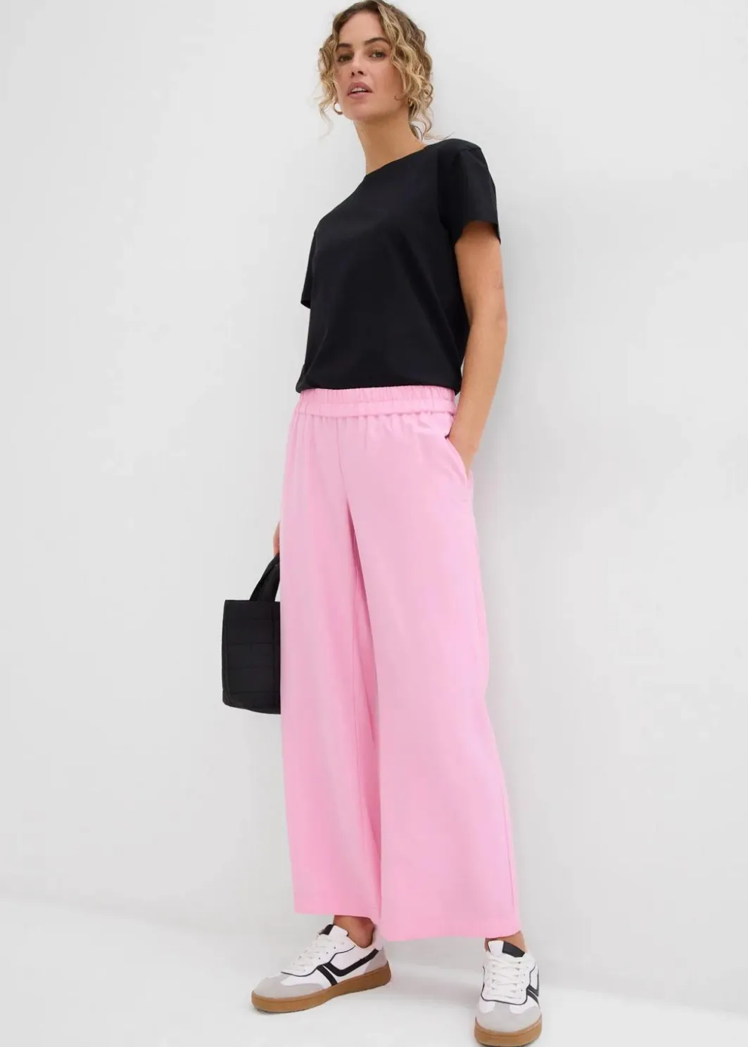 Discount Culotte aus softem Viskose-Mix Damen Bekleidung·Kleider|Hosen