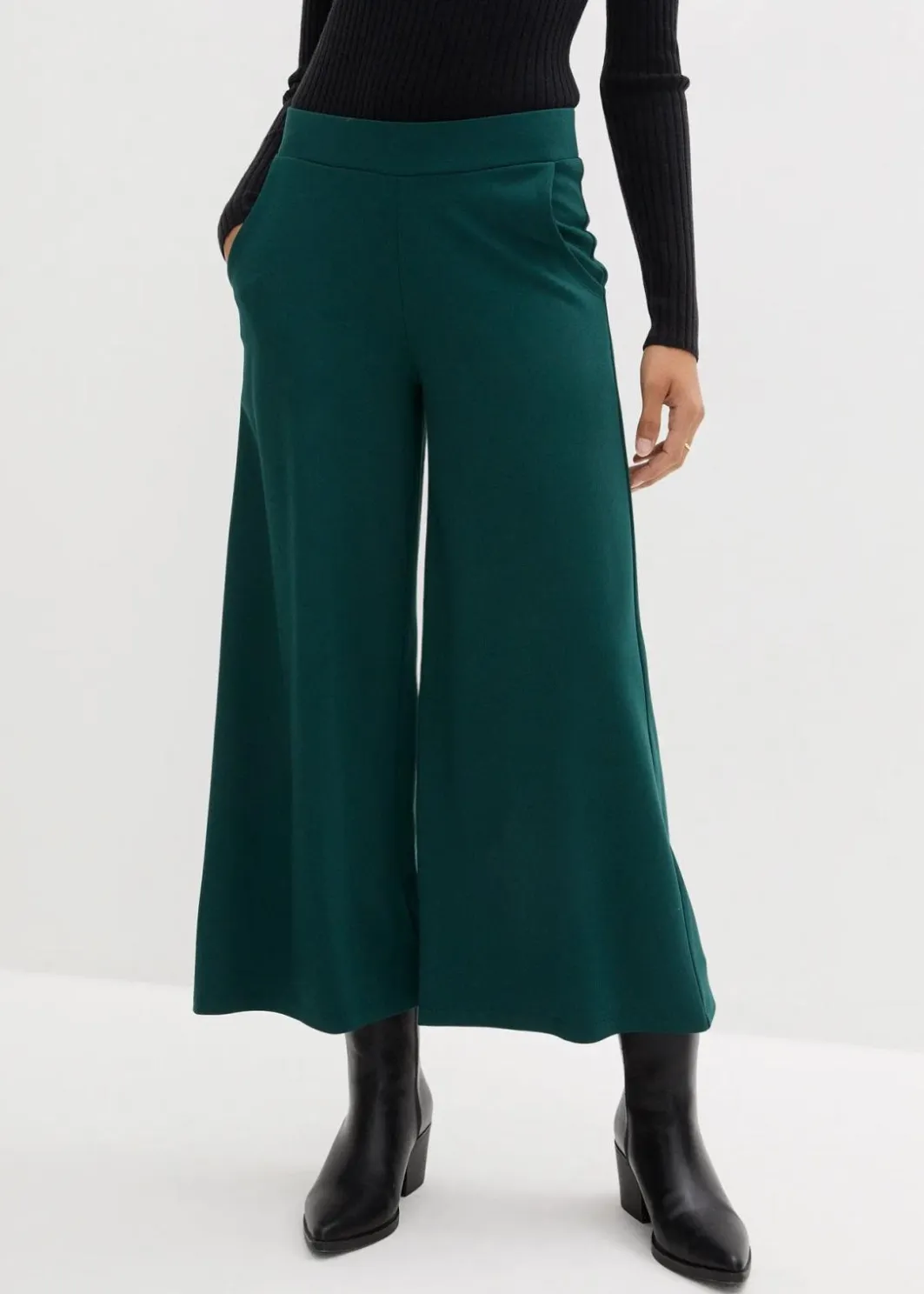 Damen bonprix Hosen|Bekleidung·Kleider|Culotte aus Viskos-Mix