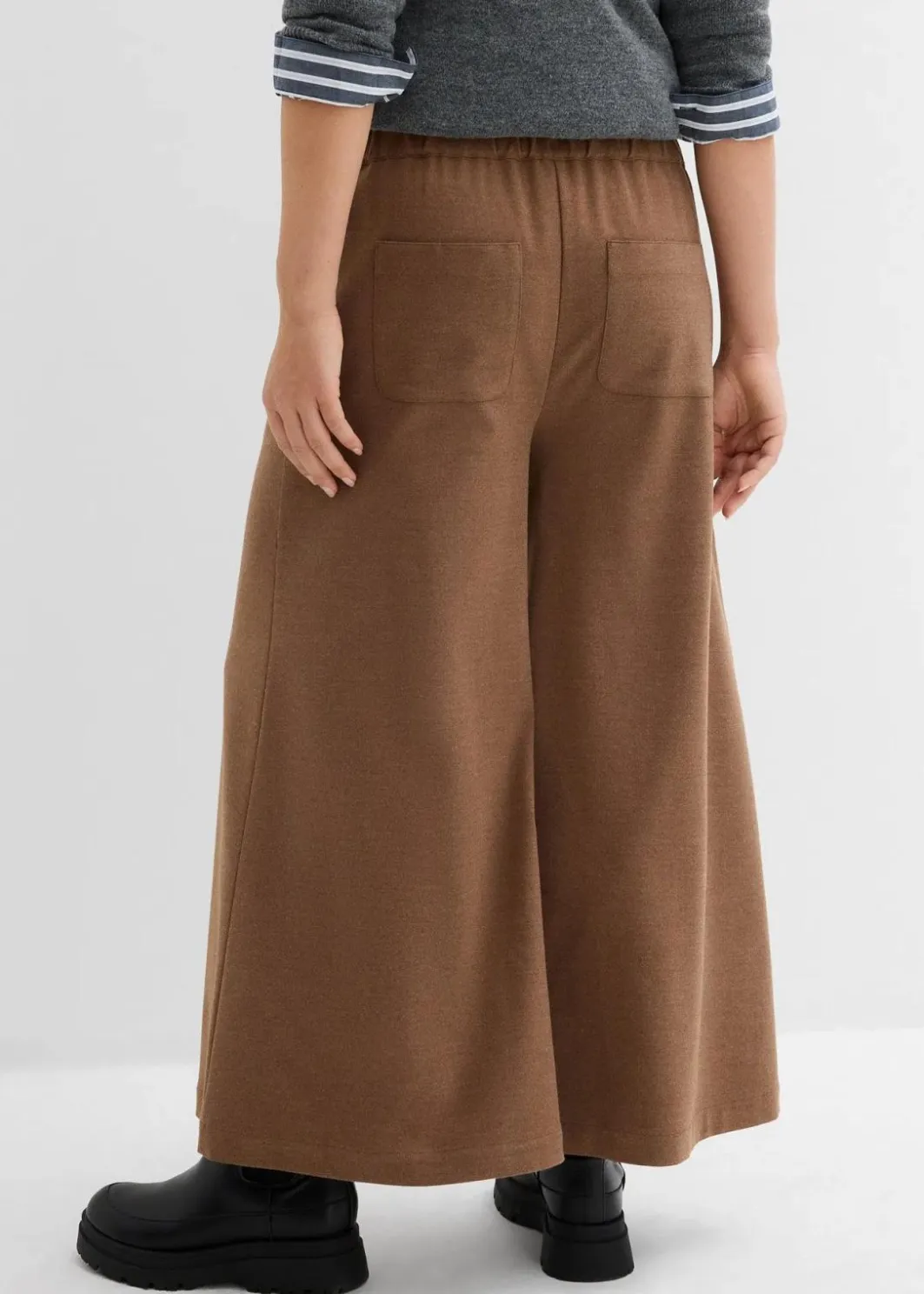 Outlet Culotte in Wolloptik Damen Hosen|Bekleidung·Kleider