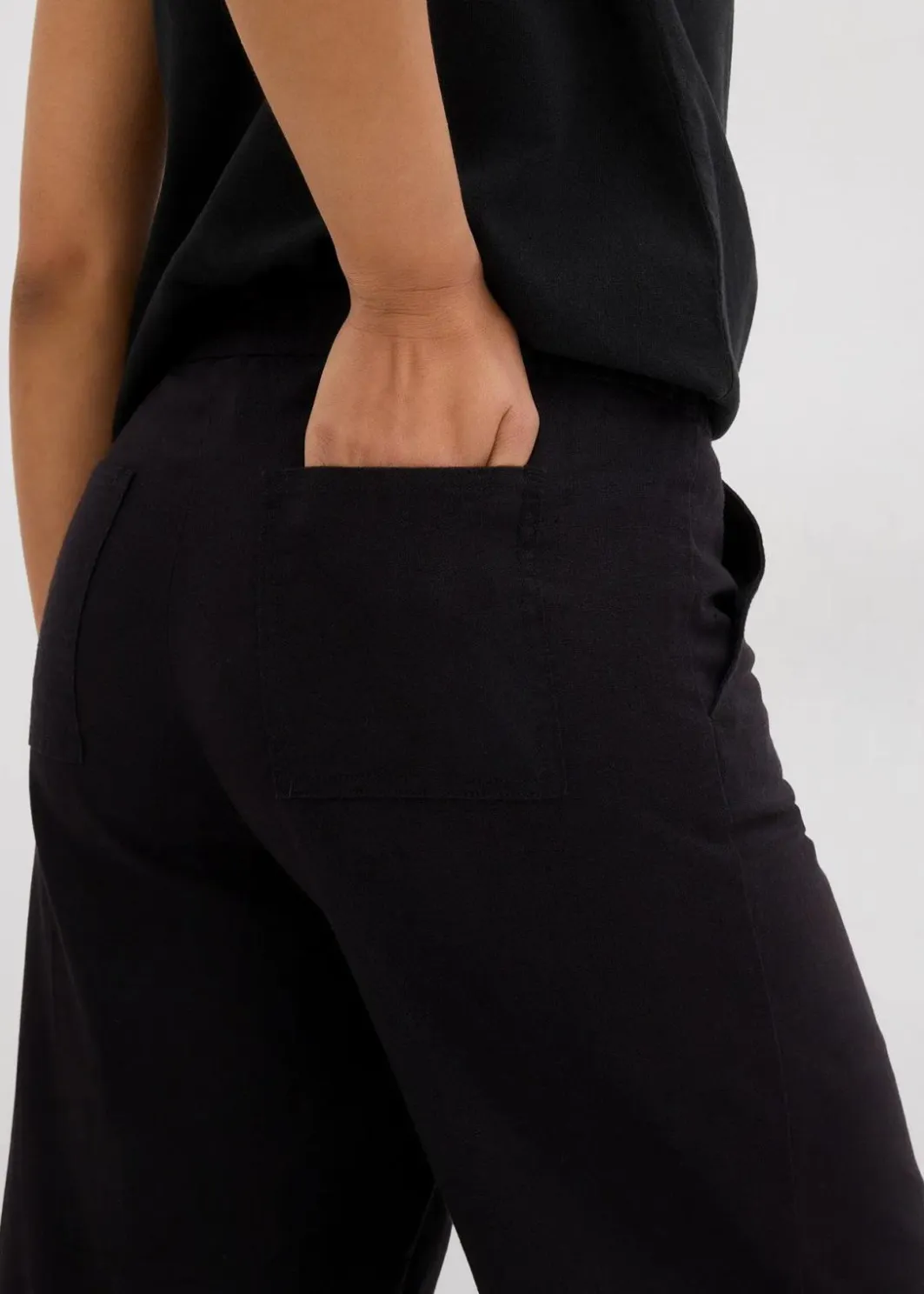 Clearance Culotte mit elastischem Bund aus Viskose-Mix Damen Bekleidung·Kleider|Hosen