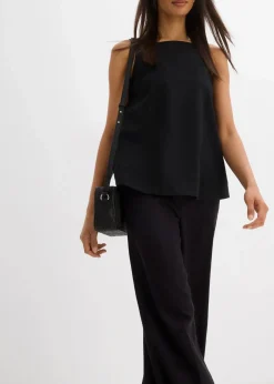 Clearance Culotte mit elastischem Bund aus Viskose-Mix Damen Bekleidung·Kleider|Hosen