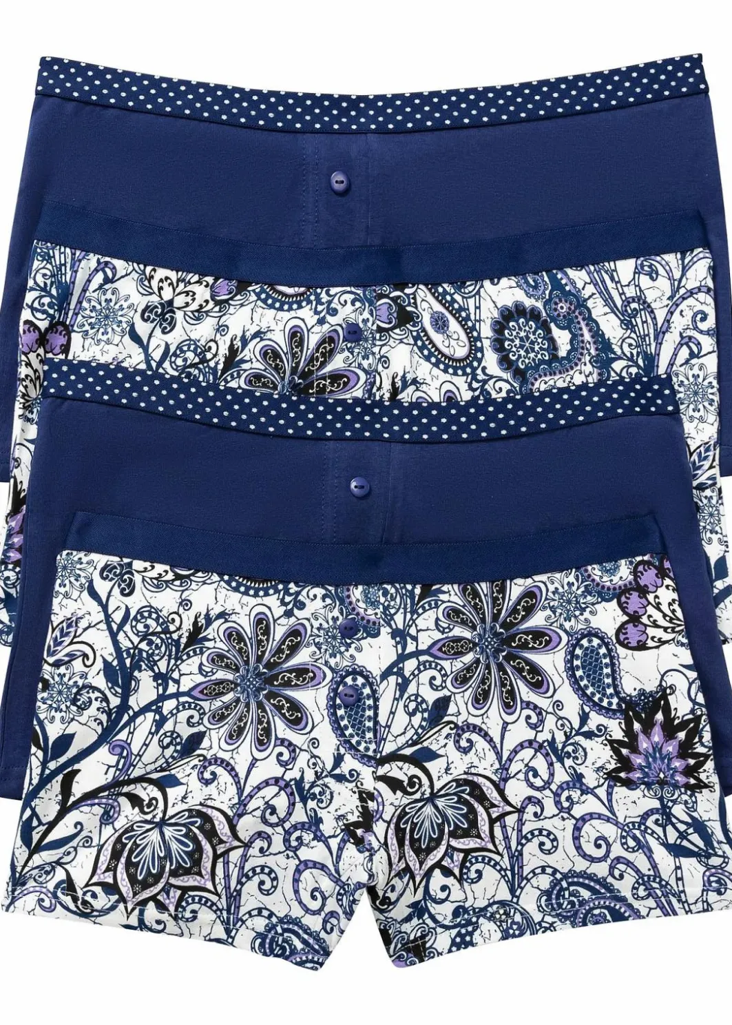 New Damen Boxer (4er Pack) Damen Wäsche·Baumwollunterwäsche|Wäsche·Höschen