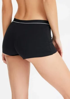 Damen bonprix Wäsche·Baumwollunterwäsche|Wäsche·Höschen|Damen Boxer mit Bio-Baumwolle (4er Pack)