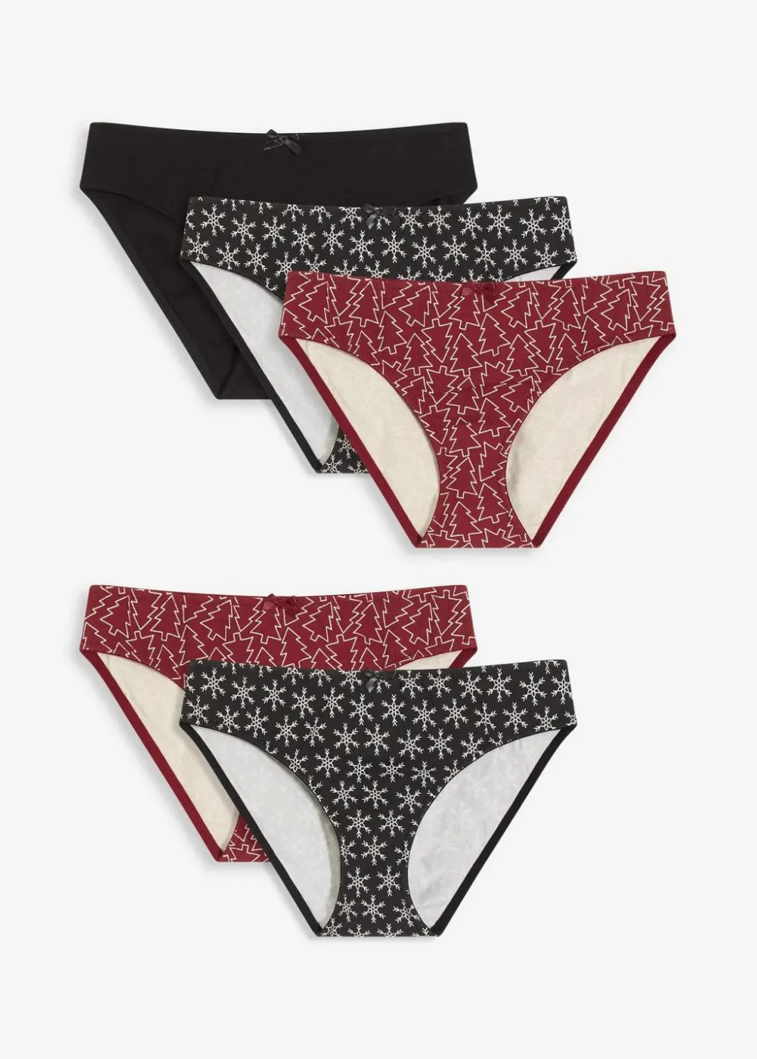 Best Damen Slip mit Baumwolle (5er Pack) Damen Wäsche·Baumwollunterwäsche|Wäsche·Höschen