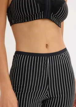 Damen bonprix Wäsche·Baumwollunterwäsche|Baumwollunterwäsche|Damen Taillen Boxer mit längerem Bein (4er Pack)