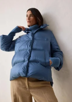 Best Daunenjacke mit recycelten Daunen​ und Strickärmeln Damen Bekleidung·Hosen|Premium