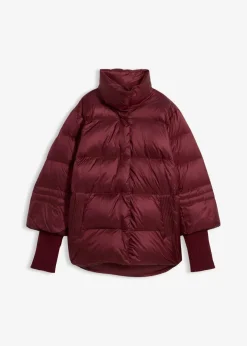 Damen bonprix Jacken & Mäntel|Premium|Daunenjacke mit recycelten Daunen​ und Strickärmeln