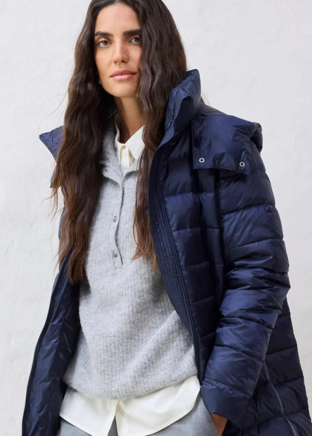 Hot Daunenmantel mit recycelten Daunen Damen Bekleidung·Hosen|Premium