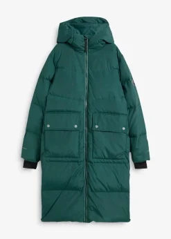 Daunenmantel mit reflektierenden Details Damen Jacken & Mäntel|Nachhaltigere Materialien