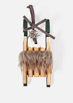 bonprix Wohnaccessoires|Weihnachtsdeko & -Textilien·Beleuchtung|Deko-Objekt Schlitten