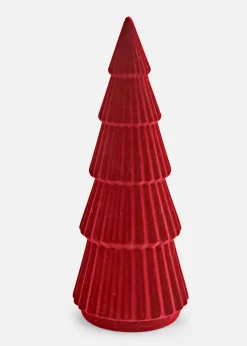 bonprix Wohnaccessoires|Weihnachtsdeko & -Textilien·Beleuchtung|Deko-Objekt Tannenbaum mit Samtüberzug