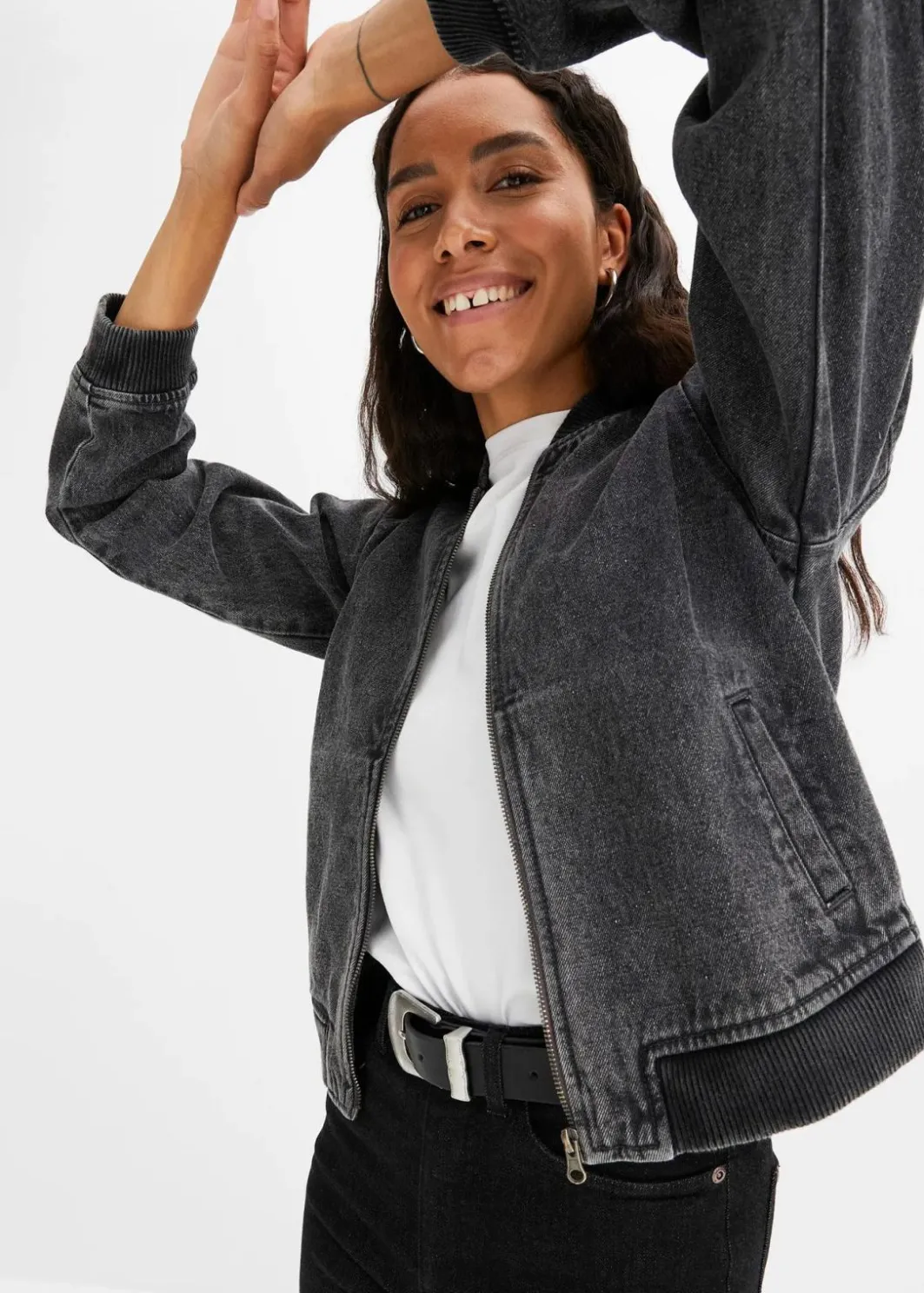 Outlet Denim Blouson Damen Jacken & Mäntel|Bekleidung·Hosen