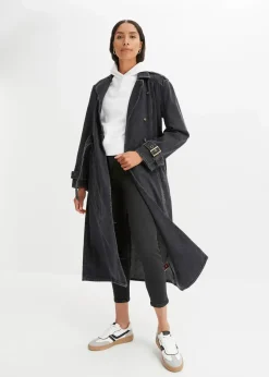 Damen bonprix Jacken & Mäntel|Bekleidung·Hosen|Denim Trenchcoat