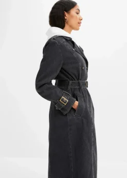 Damen bonprix Jacken & Mäntel|Bekleidung·Hosen|Denim Trenchcoat