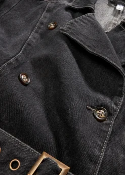 Damen bonprix Jacken & Mäntel|Bekleidung·Hosen|Denim Trenchcoat