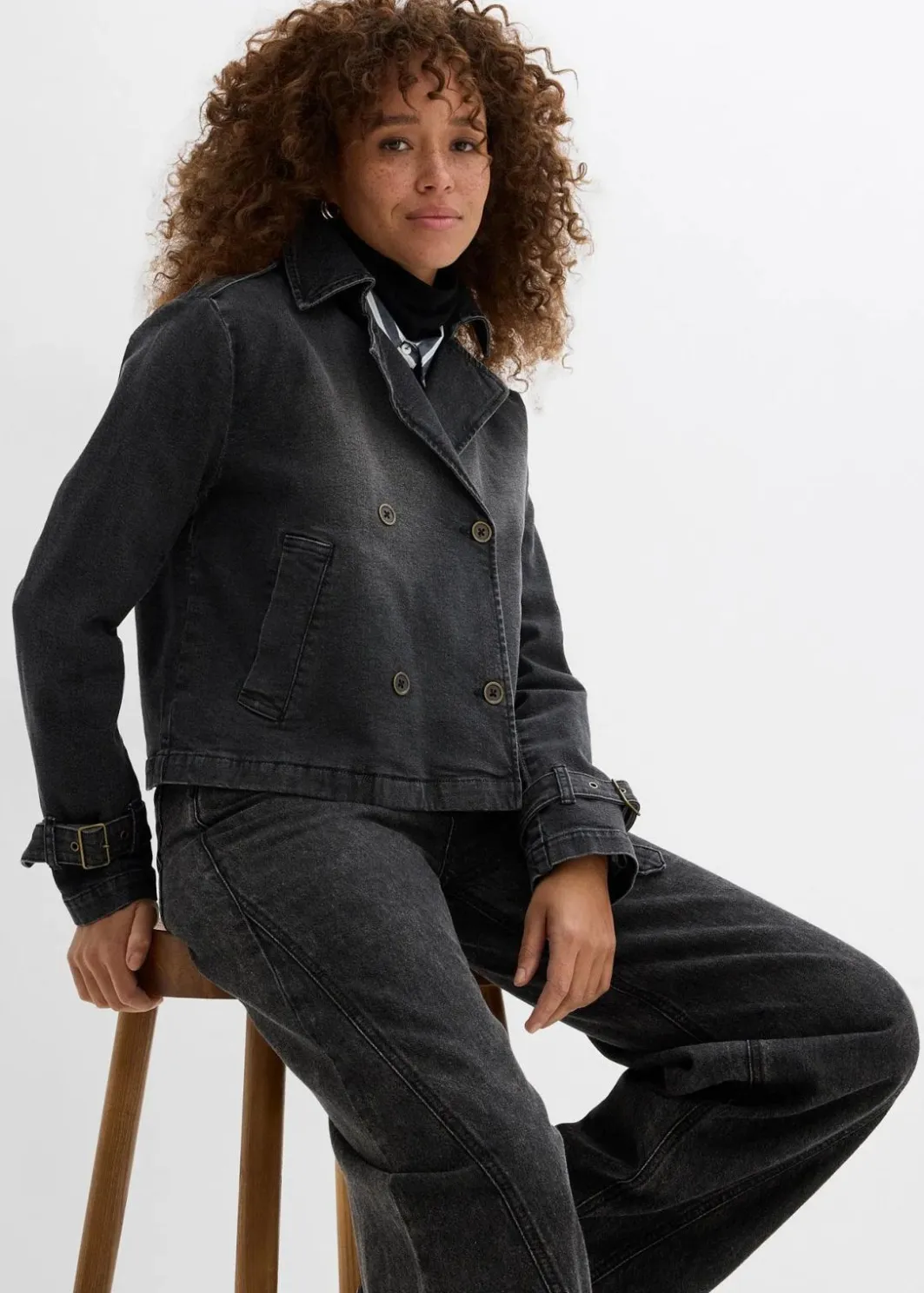Best Denim Trenchjacke Damen Jacken & Mäntel