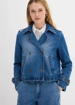 Outlet Denim Trenchjacke Damen Jacken & Mäntel