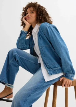 Sale Denim-Blouson Damen Jacken & Mäntel|Bekleidung·Hosen