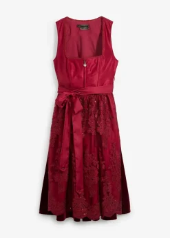 Clearance Dirndl mit bestickter Schürze (2-tlg. Set) Damen Kleider|Bekleidung·Pullover & Strickjacken