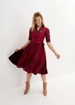 Clearance Dirndl mit bestickter Schürze (2-tlg. Set) Damen Kleider|Bekleidung·Pullover & Strickjacken