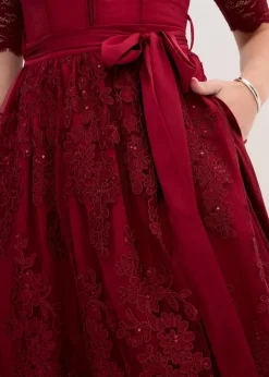 Clearance Dirndl mit bestickter Schürze (2-tlg. Set) Damen Kleider|Bekleidung·Pullover & Strickjacken