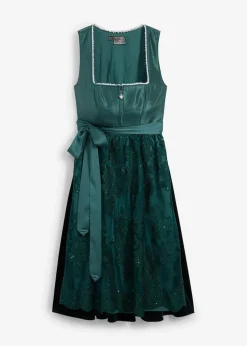 Discount Dirndl mit bestickter Schürze (2-tlg. Set) Damen Bekleidung·Pullover & Strickjacken|Kleider