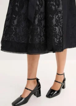Best Dirndl mit glänzendem Mieder (2-tlg.Set) Damen Bekleidung·Pullover & Strickjacken|Kleider