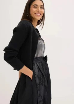 Best Dirndl mit glänzendem Mieder (2-tlg.Set) Damen Bekleidung·Pullover & Strickjacken|Kleider