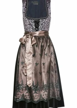 Best Dirndl mit Leomuster Damen Kleider|Kurzgrößen