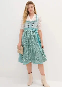Hot Dirndl mit Pailletten Schürze (2-tlg.Set) Damen Kleider|Bekleidung·Pullover & Strickjacken