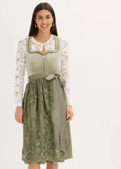 Damen bonprix Bekleidung·Pullover & Strickjacken|Kleider|Dirndl mit Pailletten Schürze (2-tlg.Set)