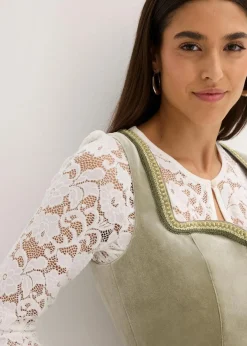 Damen bonprix Bekleidung·Pullover & Strickjacken|Kleider|Dirndl mit Pailletten Schürze (2-tlg.Set)