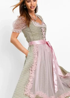 Damen bonprix Bekleidung·Pullover & Strickjacken|Kleider|Dirndl mit Perlen (2-tlg.Set)