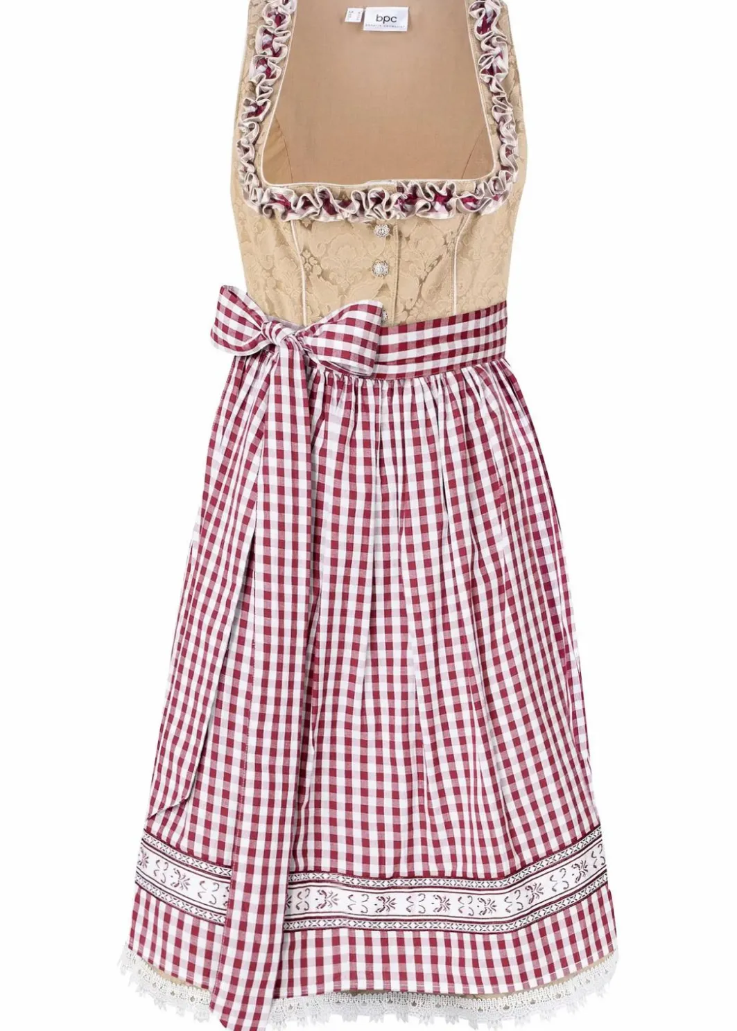 Outlet Dirndl mit Schürze, knieumspielend (2-tlg. Set) Damen Bekleidung·Pullover & Strickjacken|Kleider