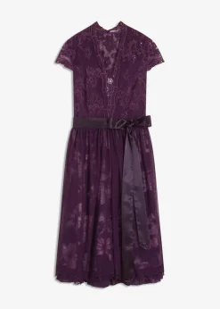 Dirndl mit Stickerei und Samtrock (2-tlg.Set) Damen Bekleidung·Pullover & Strickjacken|Kleider