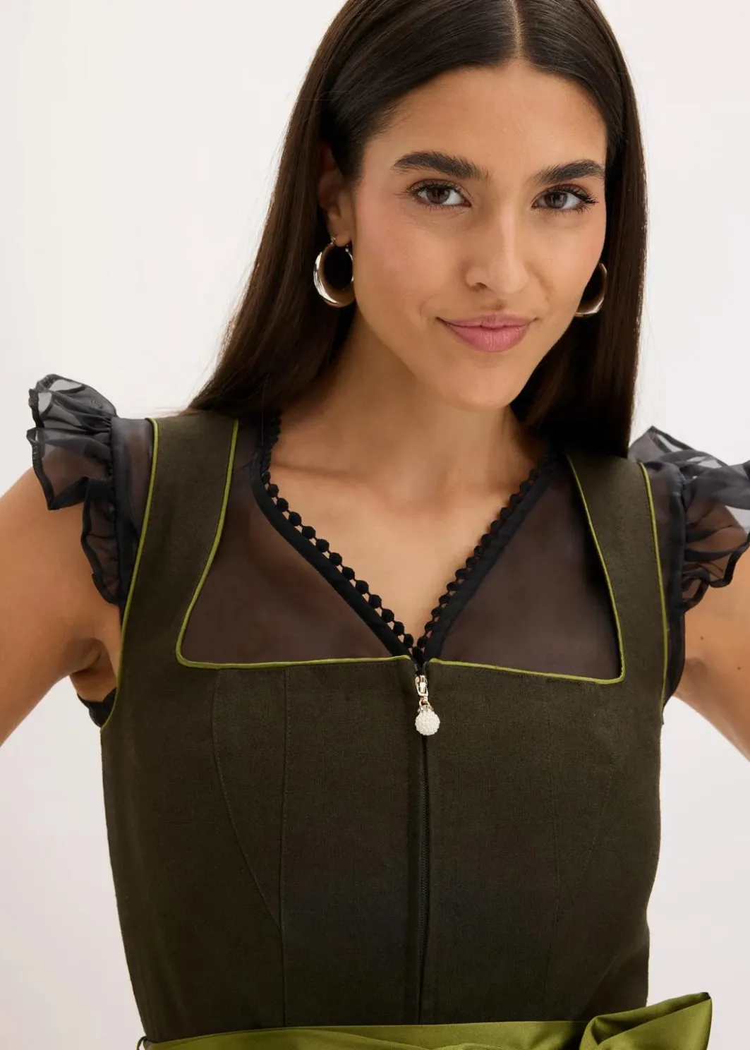 Outlet Dirndl und Schürze (2-tlg.Set) Damen Bekleidung·Pullover & Strickjacken|Kleider